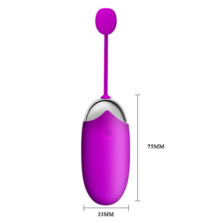 Віброяйце - Pretty Love Abner Vibrating Egg Purple (App) Sex Aura Київ - фото 6