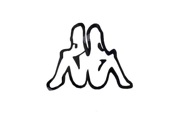 Наклейка логотип KAPPA (14x11см) (#HQ659) Мукачево