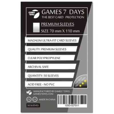 Протектор для карт Games7Days 70 х 110 мм, Magnum Ultra-Fit, 50 шт (PREMIUM) (GSD-027011) Винница