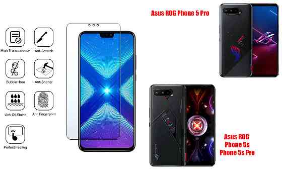 Защитное стекло NeoGlass для Asus ROG Phone 5 Pro, Phone 5s, Phone 5s Pro – ультрапрозрачное и устойчивое Киев