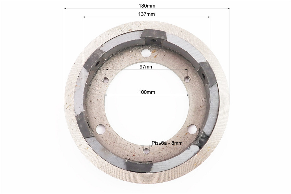 Ротор маховика (генератора) R175A/R180NM Тип 1 Київ - фото 3
