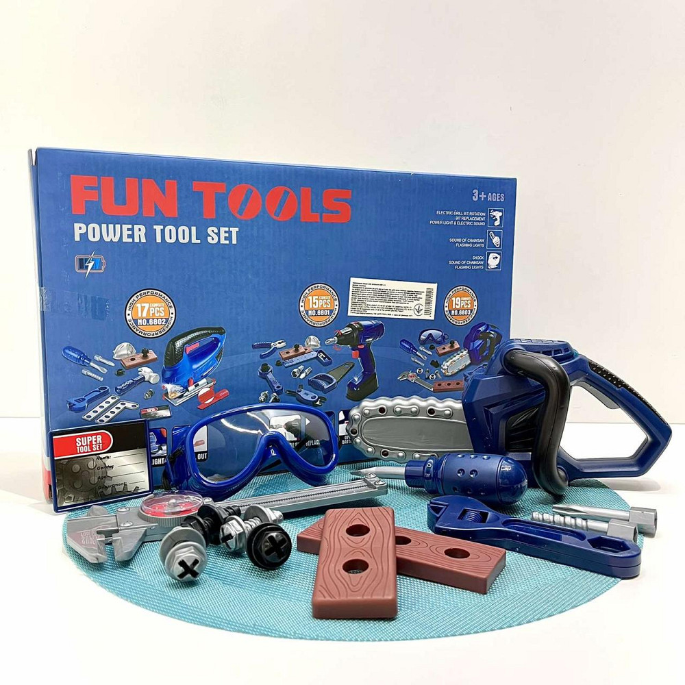 Ігровий набір Sundali з електропилою 19 деталей (6801-2-3) Чернигов - изображение 1