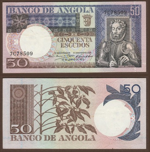 Ангола / Angola 50 Escudos 1973 Pick 105 UNC Полтава - изображение 1