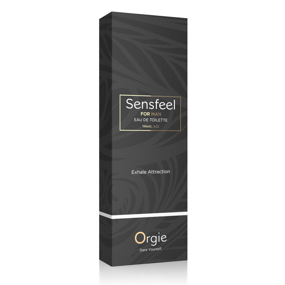 Чоловіча туалетна вода Orgie SENSFEEL з афродизіаком, 10 мл, ефективна феромон-технологія Sex Aura Київ - фото 3