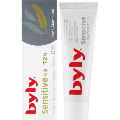 Дезодорант Byly Крем Sensitive Без солей алюминия Защита 72 часа 25 мл (8411104003644) Винница