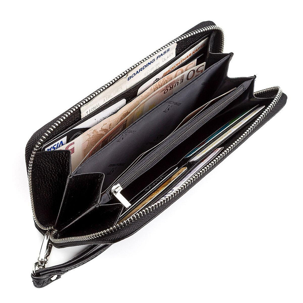 Мужской кошелек ST Leather 18422 (ST45) натуральная кожа Черный Киев - изображение 1