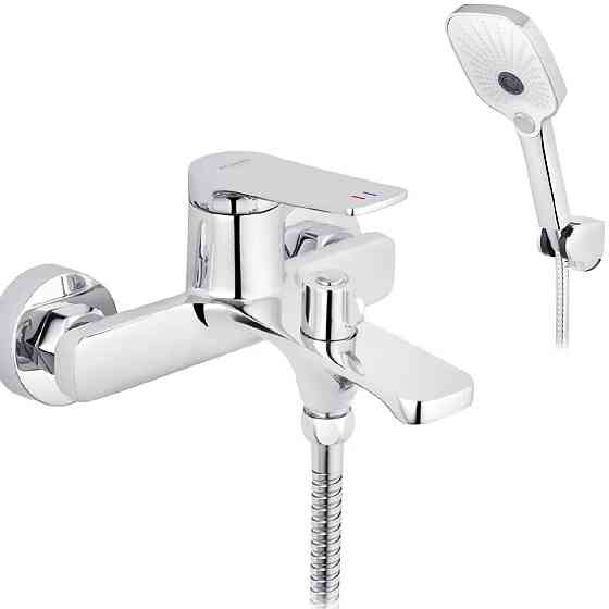 Змішувач для ванни Kroner KRP Makon - C060 з душовим гарнітуром Київ