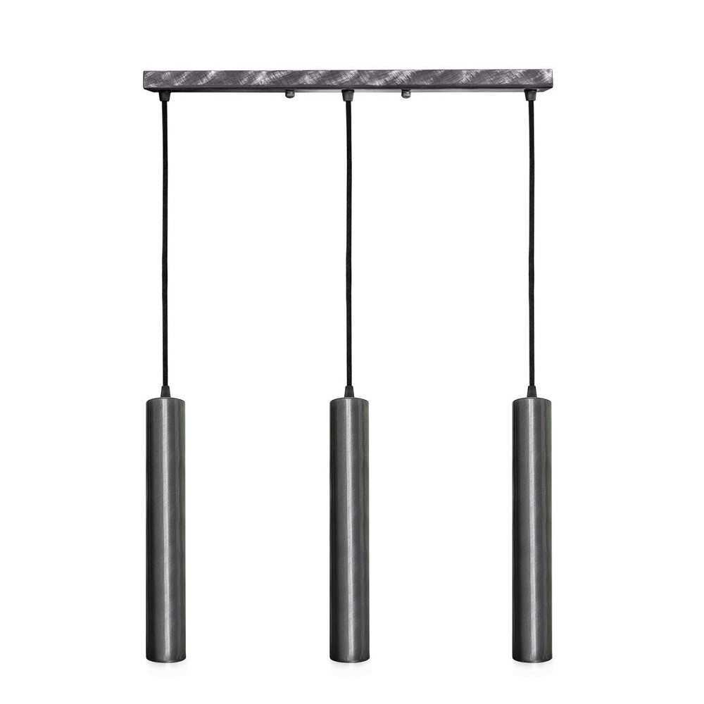 Світильник підвісний трубка 3-Е27 Tube NL 3522-3 SILVER Київ - фото 1