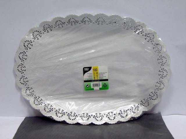 Серветка ажурна овальна 37х50 (100 шт.) (1 пачка) Харків - фото 1