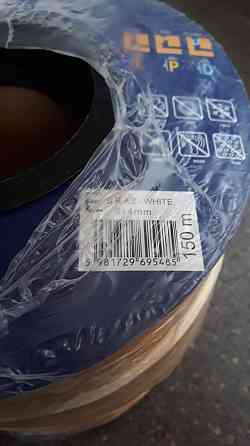 Самоклеючий гумовий ущільнювач профіль Е 9х4 (150м) білий Павлоград