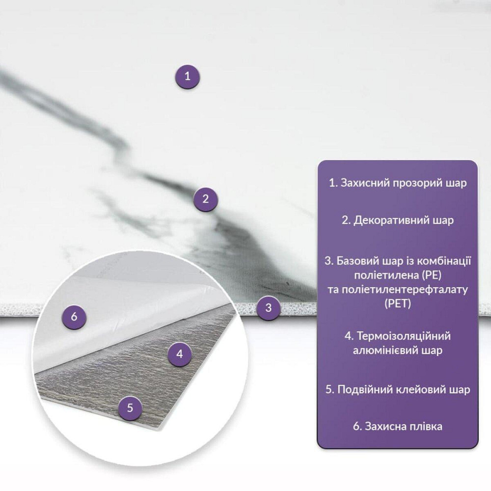 Самоклеящаяся стеновая PET плитка 600*300*2mm (D) SW-00001684 Киев - изображение 2