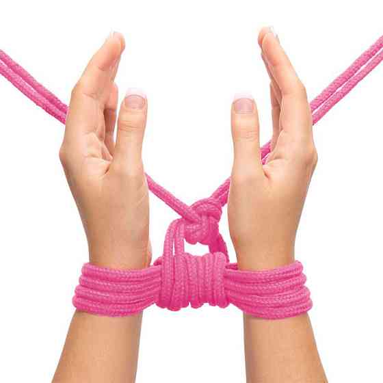 Мотузка рожева 10 meters Fetish Bondage Rope Sex Aura Київ