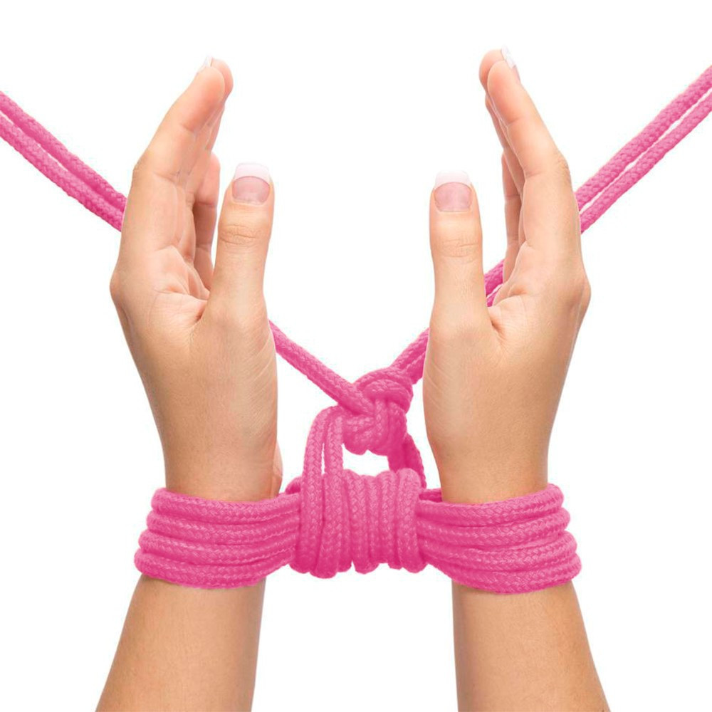 Мотузка рожева 10 meters Fetish Bondage Rope Sex Aura Київ - фото 4