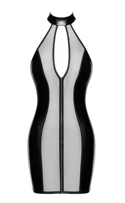 Сукня Noir Handmade F370 Luxuria Crystal Sheer Mini Dress L Львів - фото 6