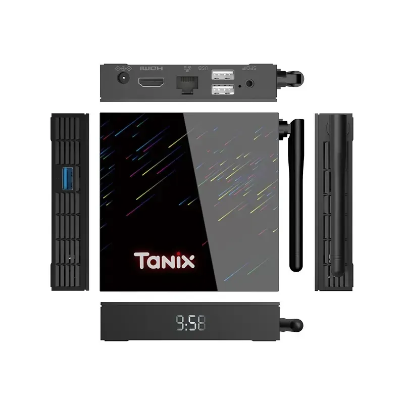 Смарт ТВ приставка Tanix TX68 4/64 Гб Smart TV Box Android 12 Андроїд ТВ бокс Київ - фото 5