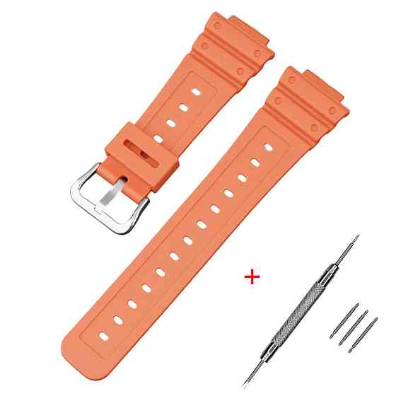 Ремінець для Casio G-Shock GA-2100 Orange SI SBR Київ