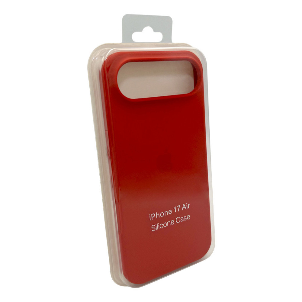 Чохол для смартфона Silicone Full Case AA Open Cam for Apple iPhone 17 Air 20,China Red Киев - изображение 2
