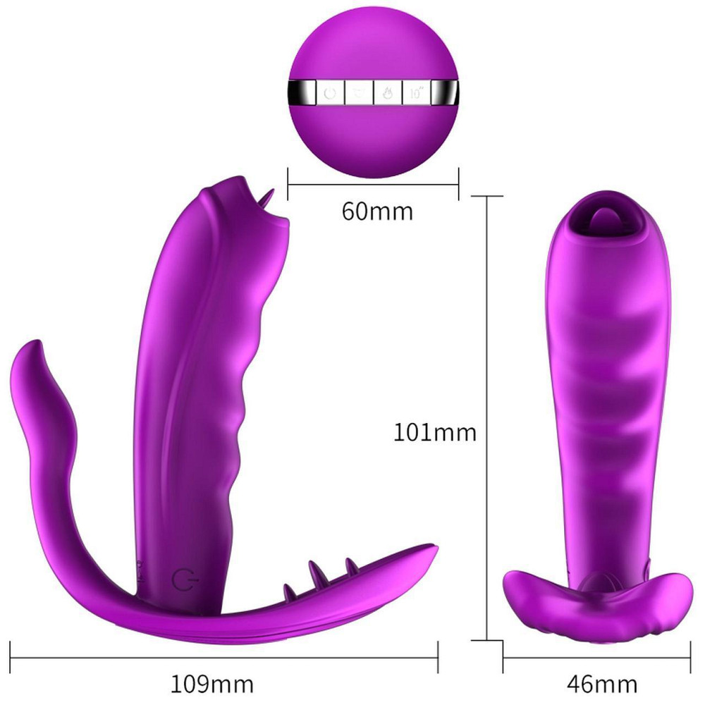 Стимулятор в трусики - Silicone Panty Vibrator USB, 7 Function, Heating Sex Aura Київ - фото 8