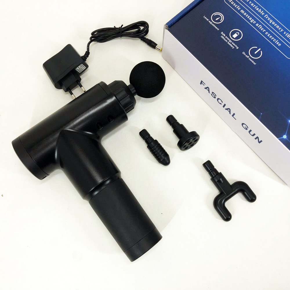 Масажер для шиї та спини релакс Fascial Gun KH-320, Масажер для масажу спини та шиї RT-78 Львів - фото 19