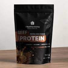 Яловичий протеїн - Солона карамель Beef Protein – Salted Caramel VitalHarmony, 700 г Дніпро - фото 1