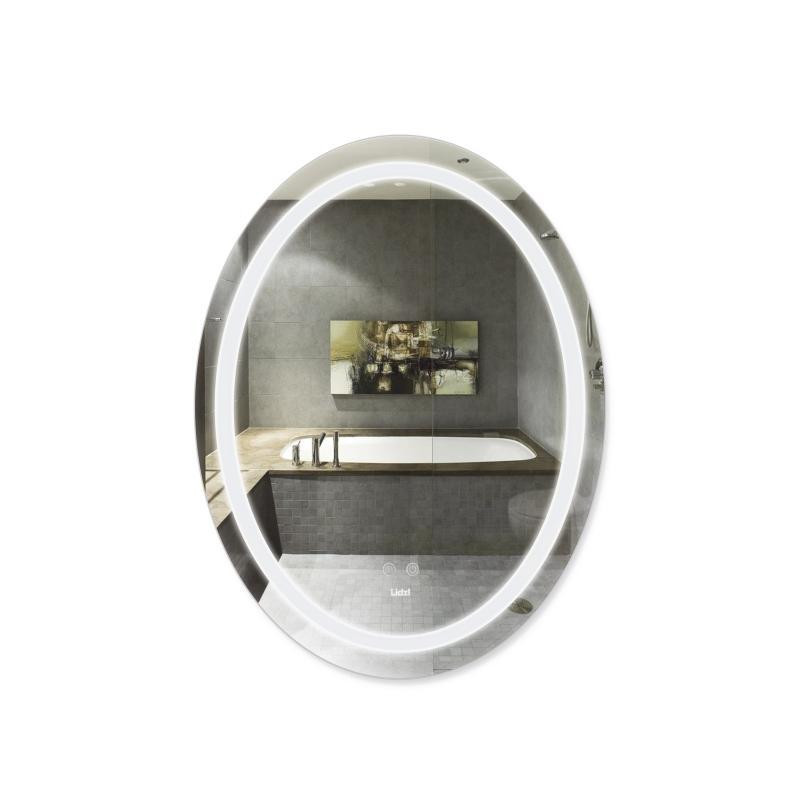 Зеркало овальное для ванной Lidz Vida 800х600 с LED-подсветкой Touch, с антизапотеванием, LD78LF6080 Харьков - изображение 1