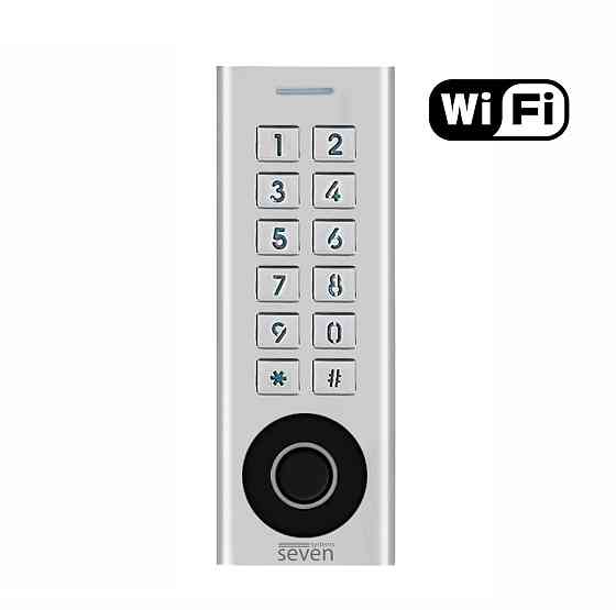 Биометрический Smart контроллер доступа со встроенным считывателем SEVEN CR-7474BFW MF Киев