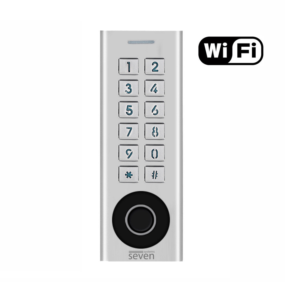 Биометрический Smart контроллер доступа со встроенным считывателем SEVEN CR-7474BFW MF Киев - изображение 1