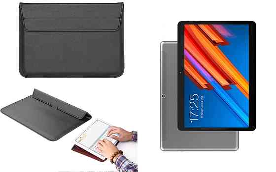 Чехол-конверт VitoCase для Teclast M20, M20 4g, с функцией подставки для планшета Черный Киев
