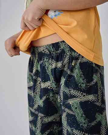 Подростковый комплект с шортами на мальчика Tom John - Мишка на серфе - Family look папа/сын 89900 14-15, Киев