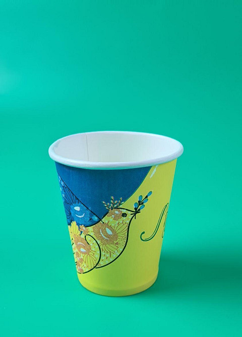 Бумажные стаканы цветные 175мл "Ми Вільні"  Маэстро (50 шт) Харків - фото 4
