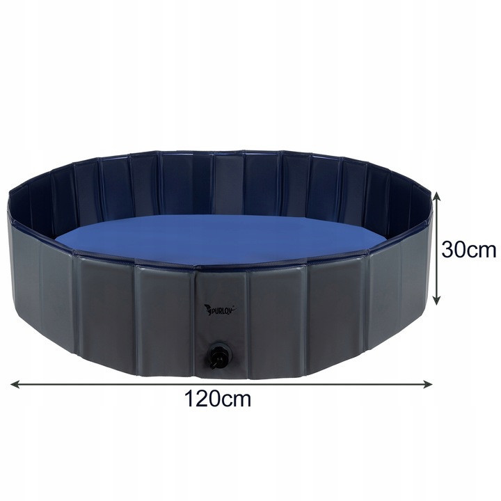 Складной Бассейн 120х30 см для собак и других животных Purlov (23831) Нововолынск - изображение 6