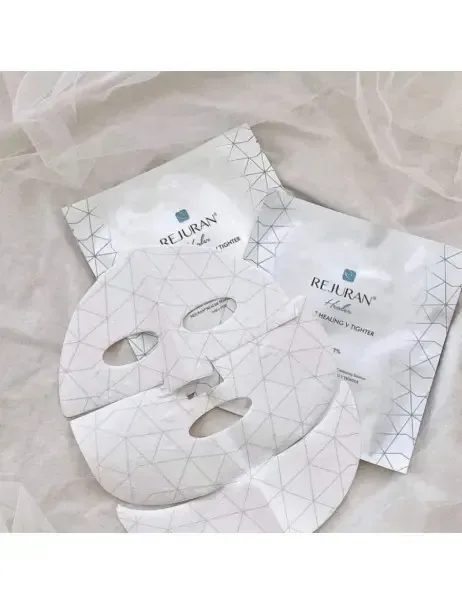 Восстанавливающая лифтинг тканевая маска для лица и шеи Perfect Healing V Tighter Rejuran, 4шт/20 г Днепр - изображение 3