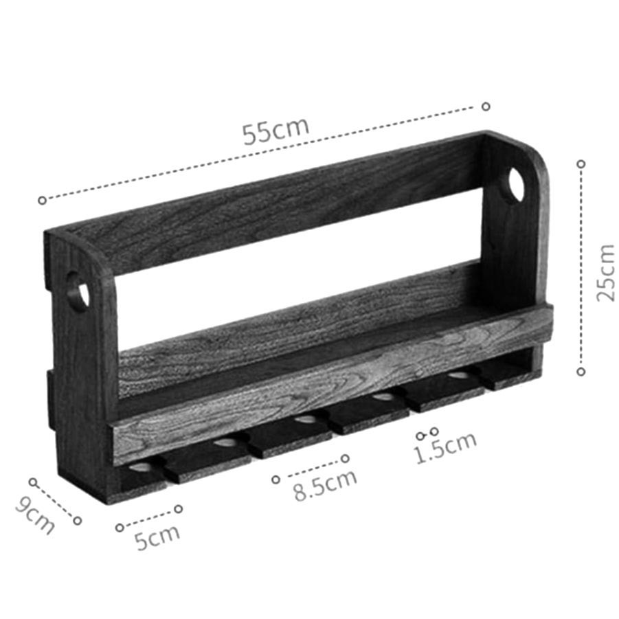 Настенная винная полка 