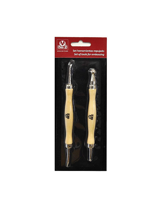 Набір двосторонніх інструментів Sio - 2 для тиснення (ембосінгу), 2 предмета (37000019) Іспанія Киев - изображение 1