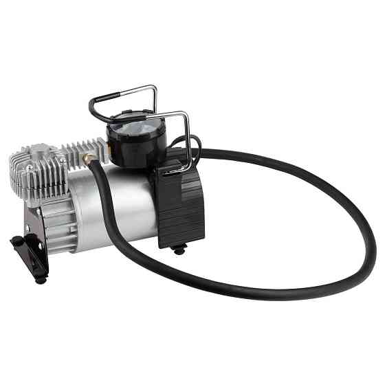 Компрессор автомобильный автостоп 12В 180Вт 15А 35л/мин 10бар сумка переходник на клеммы SIGMA (6170251) Ровно