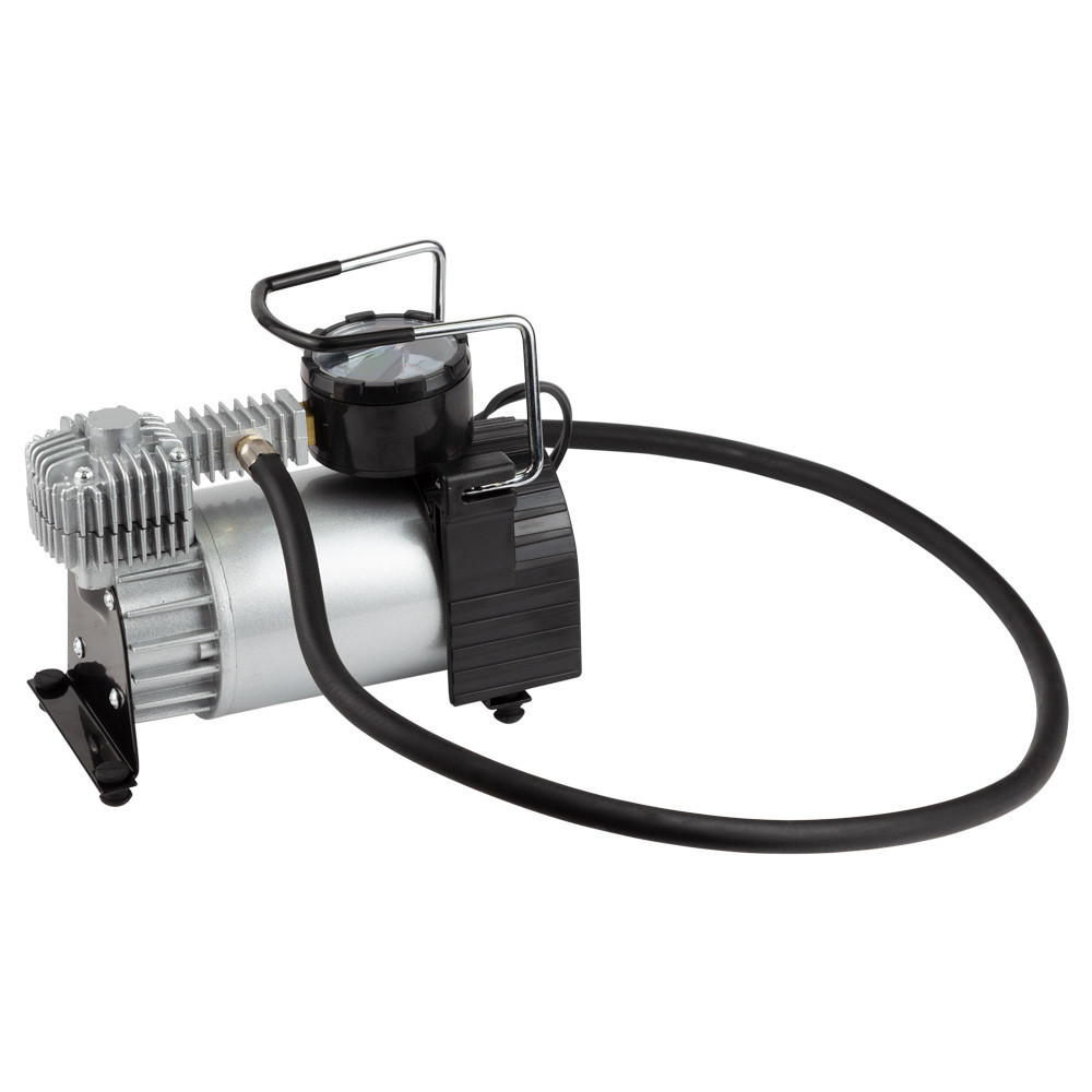 Компрессор автомобильный автостоп 12В 180Вт 15А 35л/мин 10бар сумка переходник на клеммы SIGMA (6170251) Ровно - изображение 4