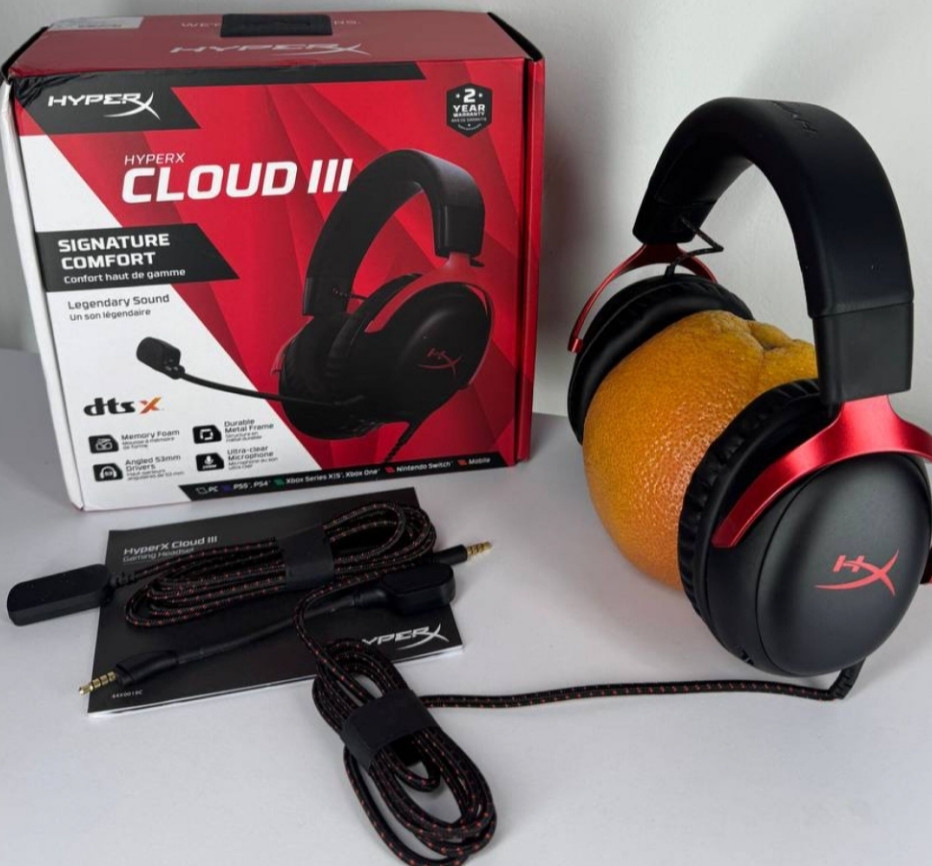 Навушники HyperX Cloud 3 / Геймерські Ігрові Дротові Київ - фото 8
