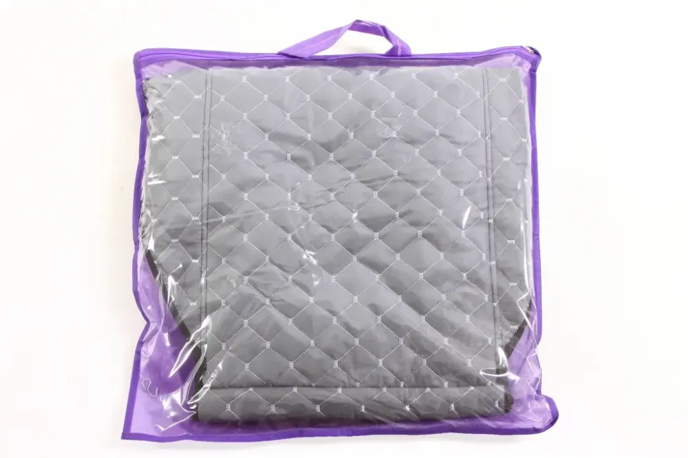 Накидка на сидушку алькантара передня сіра/серая нитка (2 шт.) Вінниця - фото 2