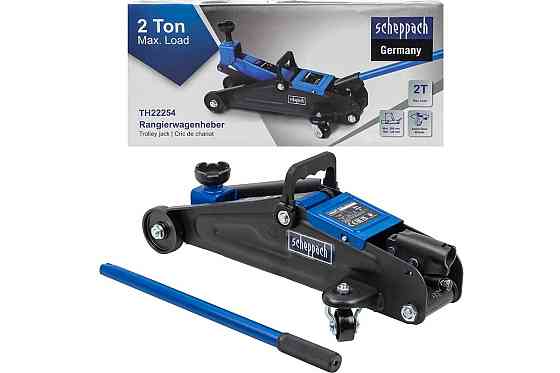 Домкрат підкатний гідравлічний 2 т h min 125 мм, h max 380 мм Scheppach SCH-TH22254 Одеса