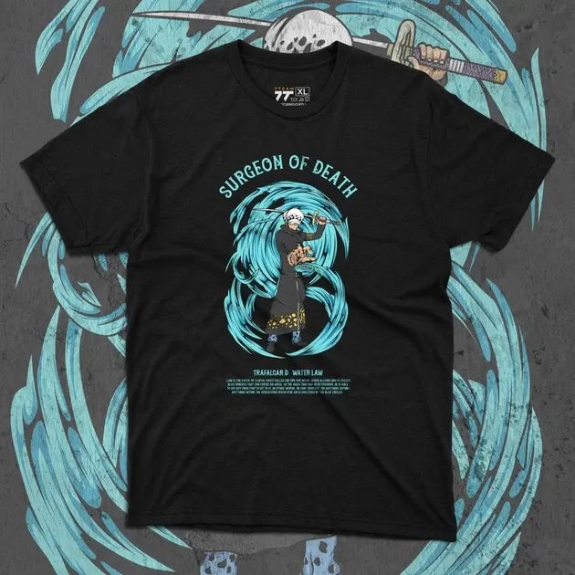 Футболка для подростка мальчика с принтом Ван Пис Trafalgard Размер 160 Anime10269 Днепр - изображение 1