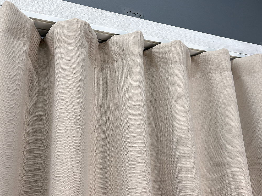 Комплект коротких штор VR-Textil Блекаут двухсторонний Scandi № 1904ш Бежевый 130х170 см 2 шт (35-0440) Киев - изображение 8