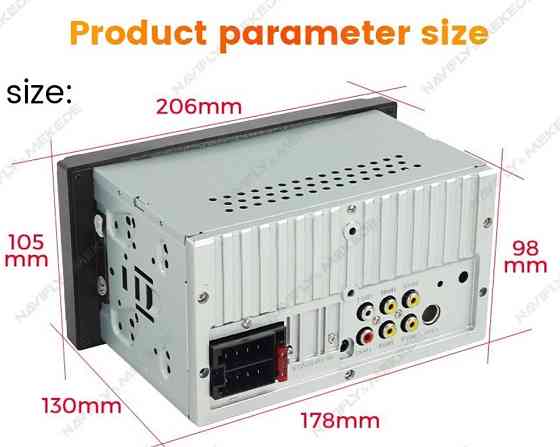 Универсальная Магнитола TOYOTA Windows 7