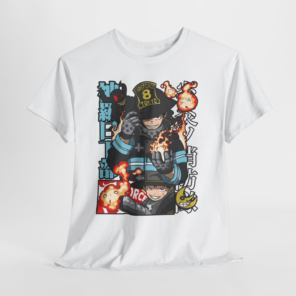 Футболка для мальчика аниме Фире Форке Бенимару Схинмон оверсайз (рост от 165 до 180 ) Черний AnimeJ0688m Днепр - изображение 7