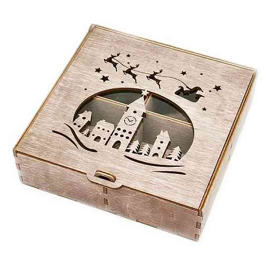 Подарочная коробка EKOSTAR 255х255х65 Киев