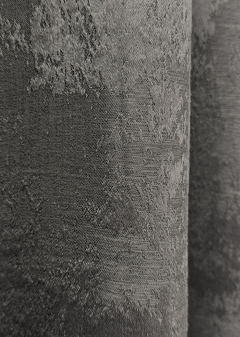 Комплект коротких штор VR-Textil Жаккард Sultan XO № 1558ш Темно-серый 130х170 см 2 шт (35-0350) Киев - изображение 7