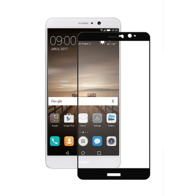 Стекло защитное PowerPlant Full screen Huawei Mate 9 Black (GL605026) Винница - изображение 1
