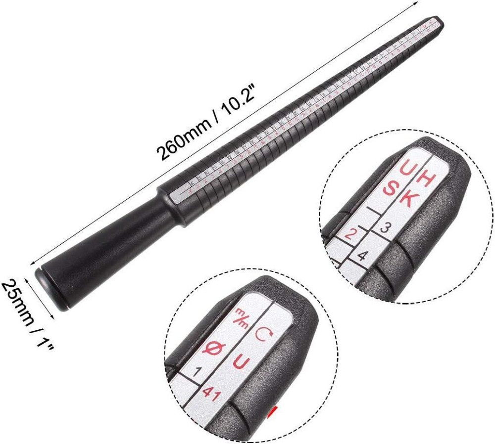 Пальцемер та кольцемер 4 шкали з 27 заготовками Київ - фото 6