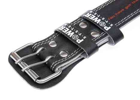 Пояс для важкої атлетики Power System PS-3250 Power Basic шкіряний Black XXL Київ