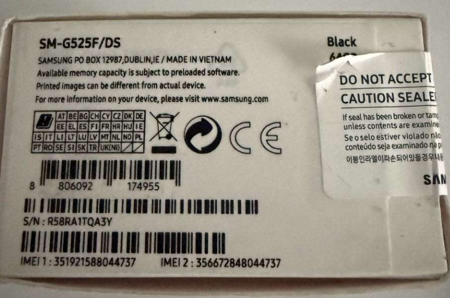 Смартфон Samsung Galaxy Xcover 5 SM-G525F 4/64GB Black Київ - фото 2