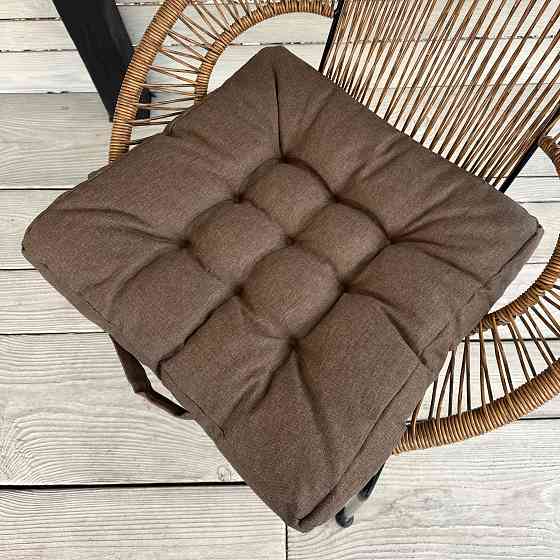 Подушка для стільців (50x50х8 см) Decorator Sawana колір світло-коричневий 84-133 Київ